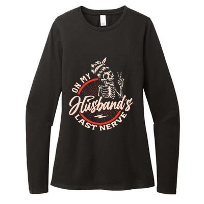 On My Husbands Last Nerve Womens CVC Long Sleeve Shirt