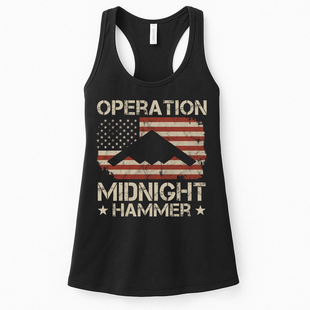 Operation Midnight Hammer B-2 Vintage Womens Tank Top