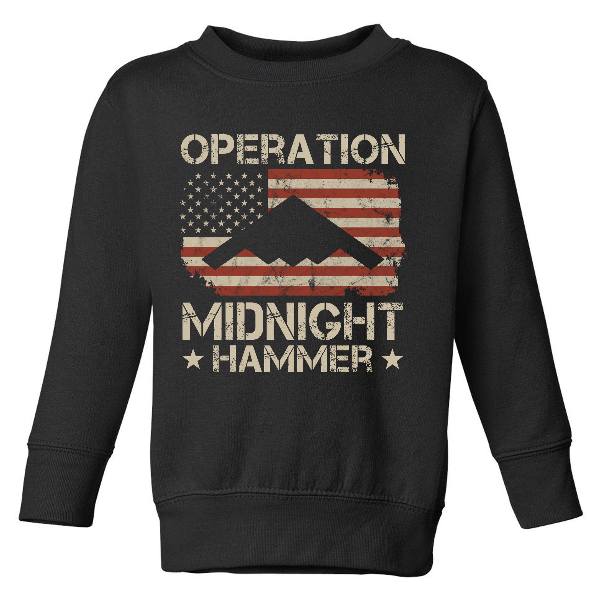 Operation Midnight Hammer B-2 Vintage Toddler Sweatshirt
