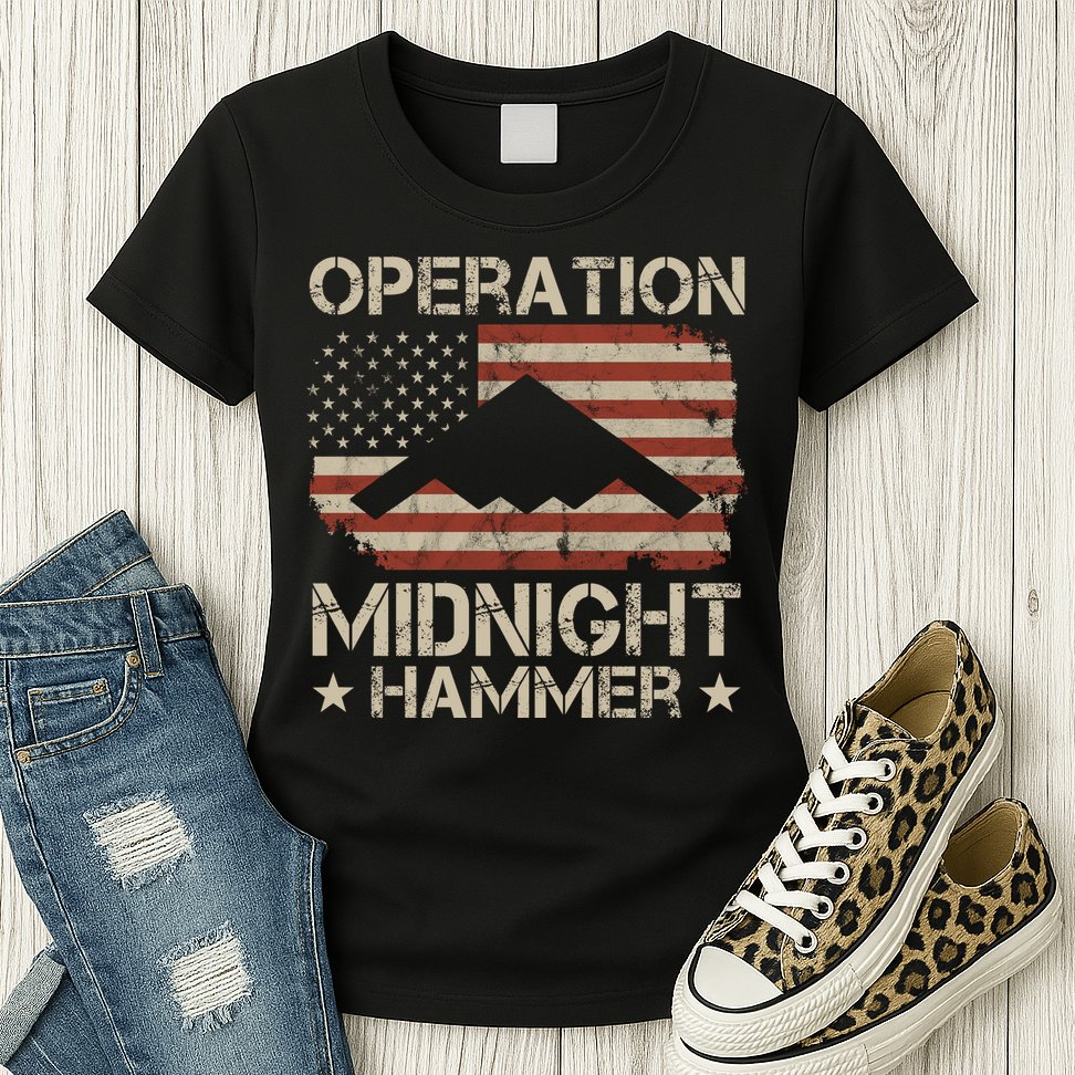 Operation Midnight Hammer B-2 Vintage Womens T-Shirt