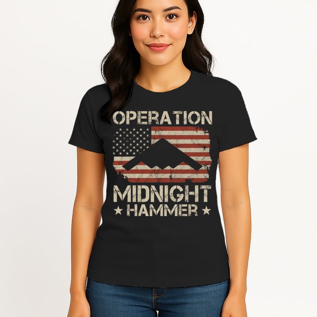 Operation Midnight Hammer B-2 Vintage Womens T-Shirt