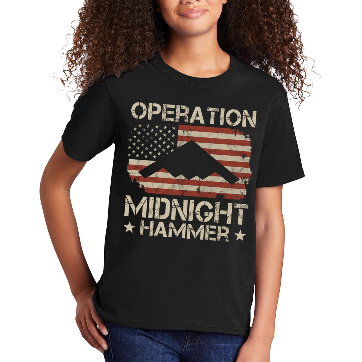 Operation Midnight Hammer B-2 Vintage Kids T-Shirt