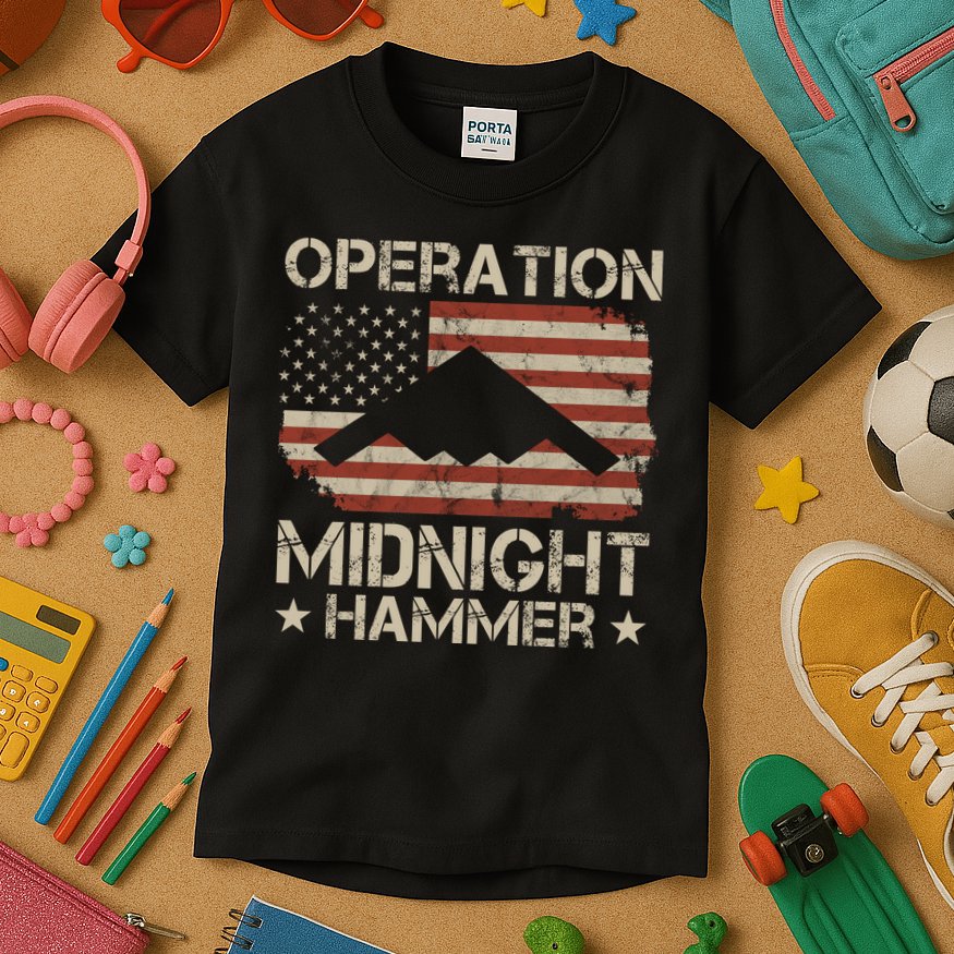 Operation Midnight Hammer B-2 Vintage Kids T-Shirt