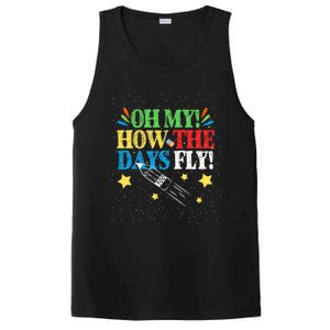 Oh My! How The Days Fly! 100th Day Of School Gift PosiCharge Competitor Tank