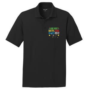 Oh My! How The Days Fly! 100th Day Of School Gift PosiCharge RacerMesh Polo