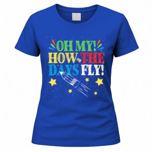 Oh My! How The Days Fly! 100th Day Of School Gift Women's T-Shirt