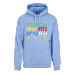 Oh My! How The Days Fly! 100th Day Of School Gift Unisex Surf Hoodie