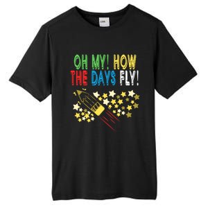 Oh My! How The Days Fly! 100th Day Of School Gift Tall Fusion ChromaSoft Performance T-Shirt