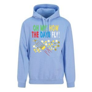 Oh My! How The Days Fly! 100th Day Of School Gift Unisex Surf Hoodie