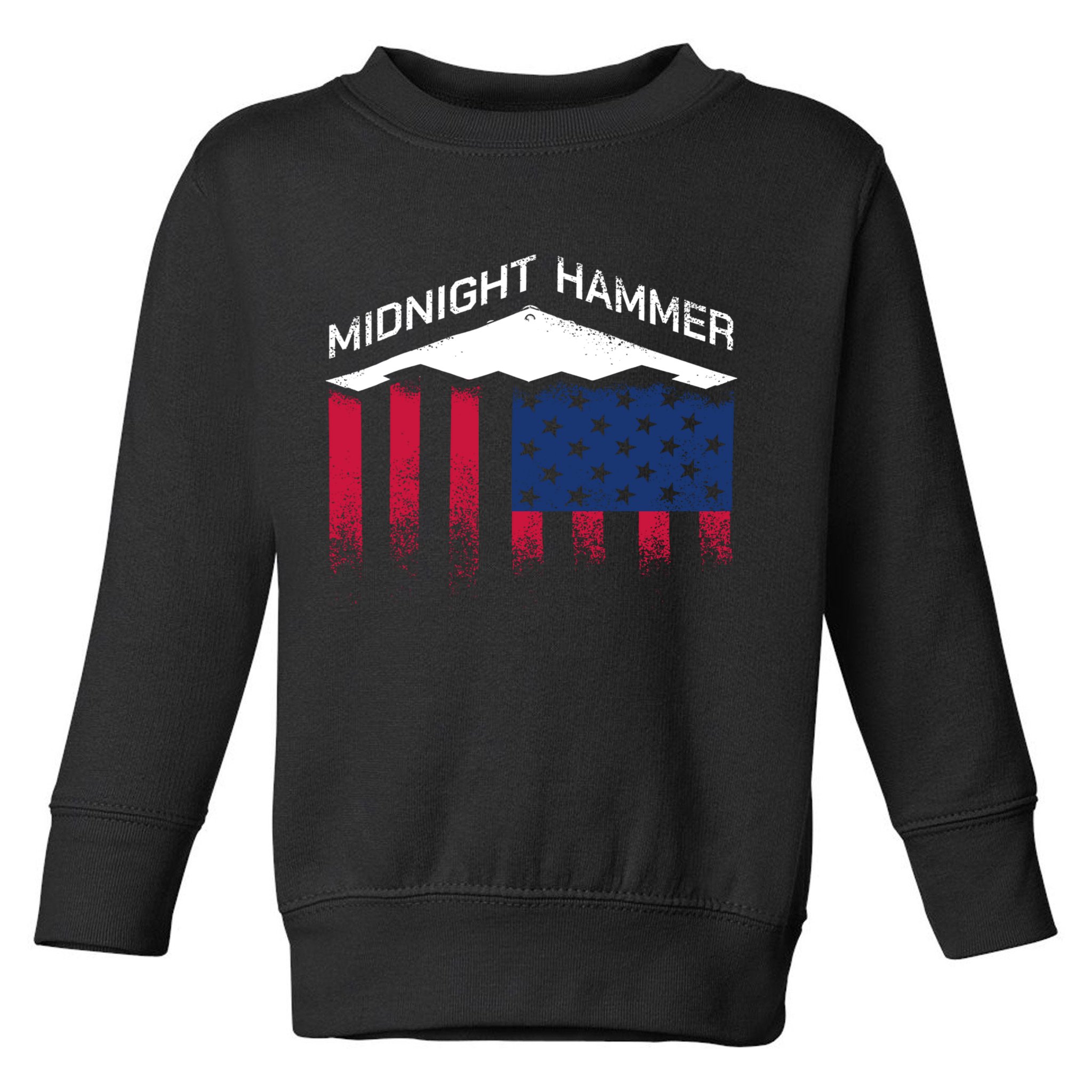 Operation Midnight Hammer American Flag B-2 Toddler Sweatshirt