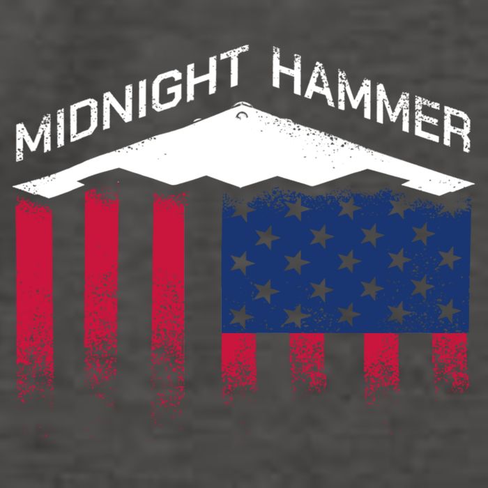 Operation Midnight Hammer American Flag B-2 Vector Backpack