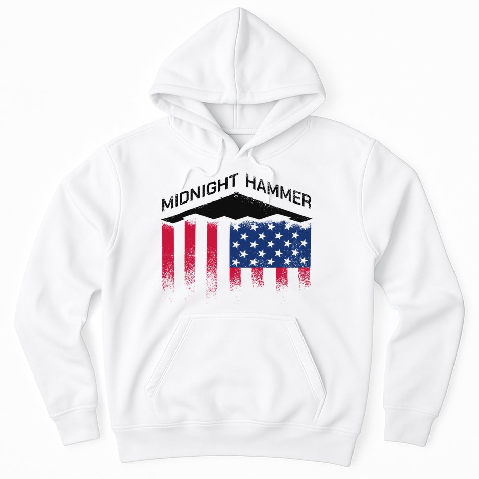 Operation Midnight Hammer American Flag B-2 Hoodie
