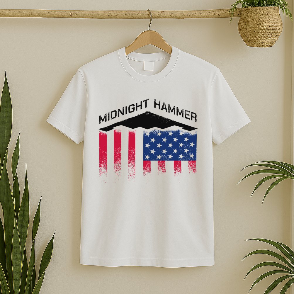Operation Midnight Hammer American Flag B-2 T-Shirt