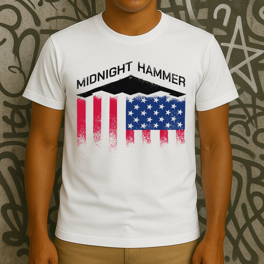 Operation Midnight Hammer American Flag B-2 T-Shirt