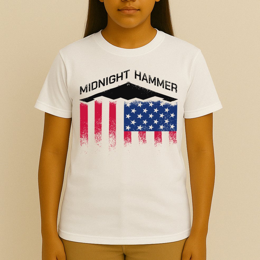 Operation Midnight Hammer American Flag B-2 T-Shirt