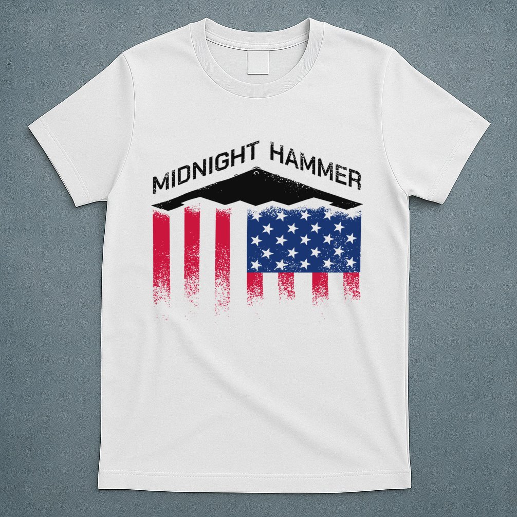 Operation Midnight Hammer American Flag B-2 T-Shirt