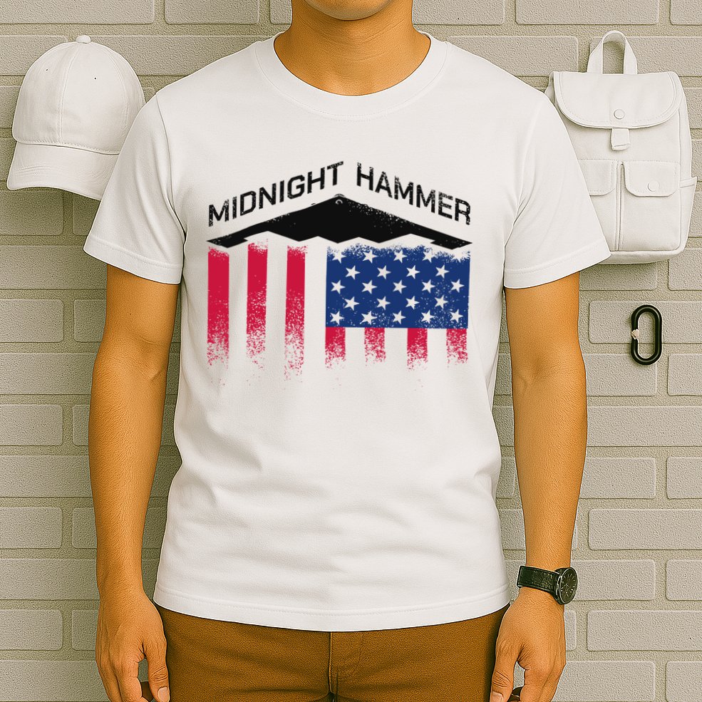 Operation Midnight Hammer American Flag B-2 T-Shirt