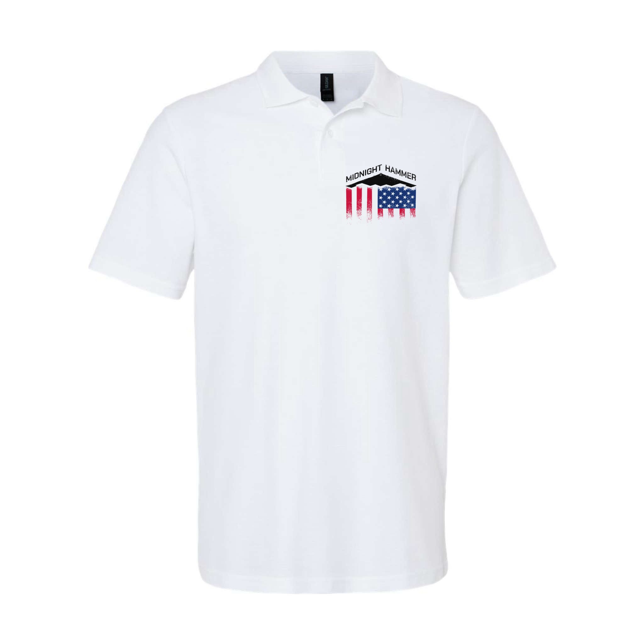 Operation Midnight Hammer American Flag B-2 Polo