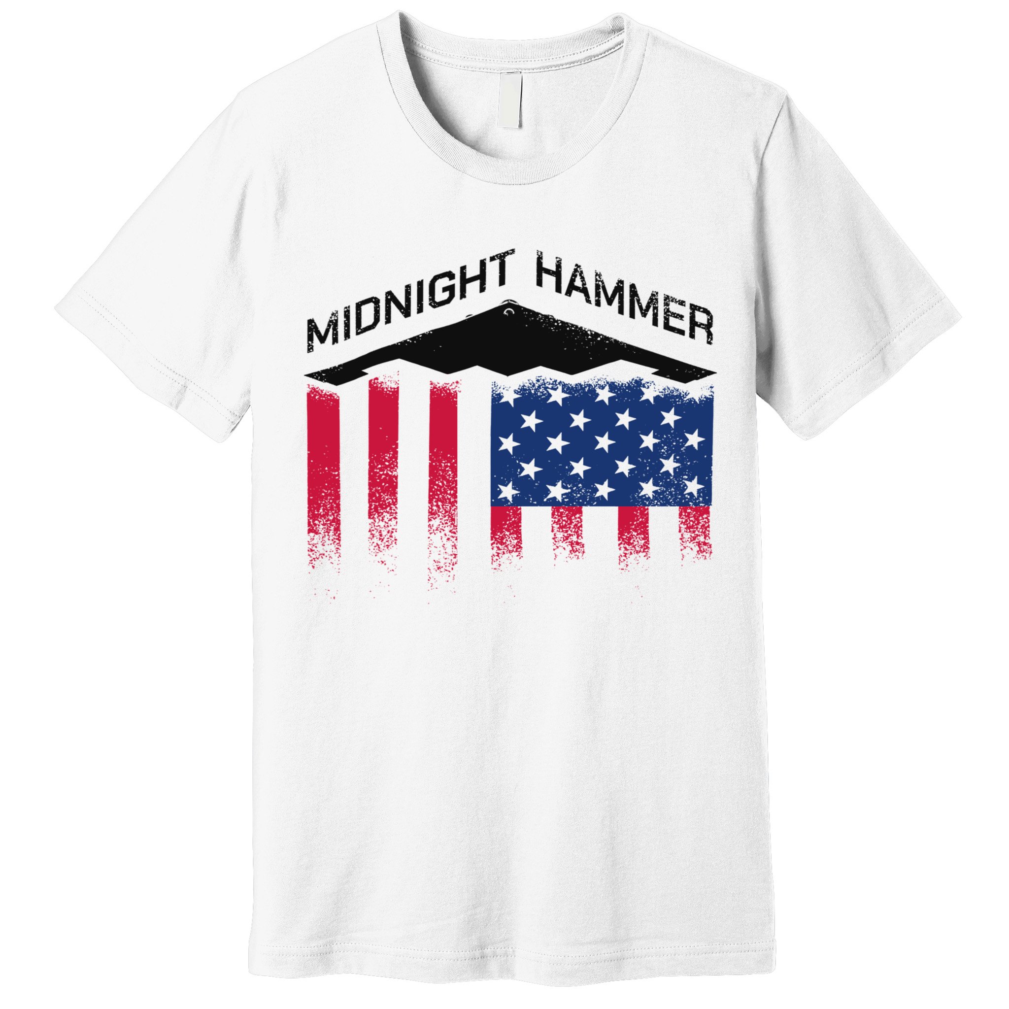 Operation Midnight Hammer American Flag B-2 Premium T-Shirt