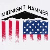 Operation Midnight Hammer American Flag B-2 Womens T-Shirt