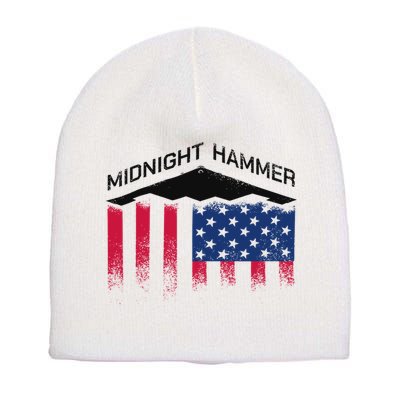 Operation Midnight Hammer American Flag B-2 Short Acrylic Beanie