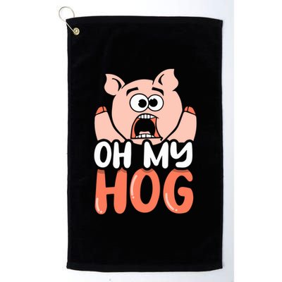 Oh My Hog Gift Platinum Collection Golf Towel