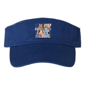 On My Husband's Last Nerve Wife Life Husband Valucap Bio-Washed Visor