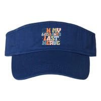 On My Husband's Last Nerve Wife Life Husband Valucap Bio-Washed Visor