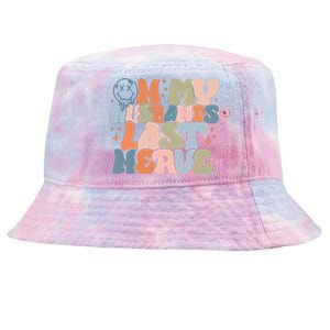 On My Husband's Last Nerve Wife Life Husband Tie-Dyed Bucket Hat