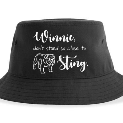 Only Murders In The Building, Winnie, Don't Stand So Close To Sting Sustainable Bucket Hat