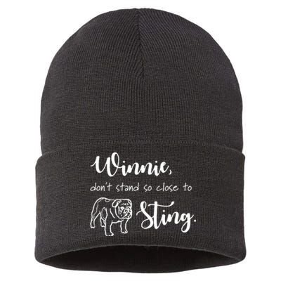 Only Murders In The Building, Winnie, Don't Stand So Close To Sting Sustainable Knit Beanie