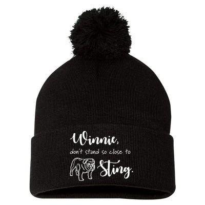 Only Murders In The Building, Winnie, Don't Stand So Close To Sting Pom Pom 12in Knit Beanie