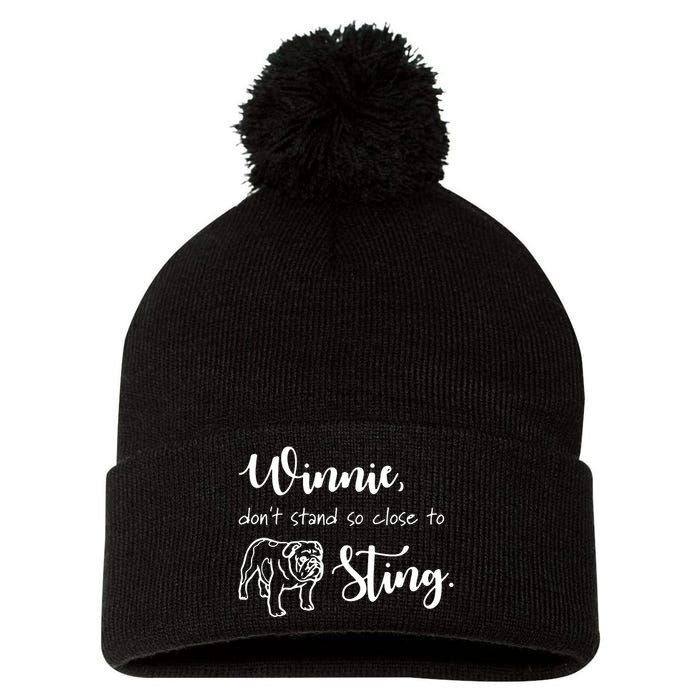 Only Murders In The Building, Winnie, Don't Stand So Close To Sting Pom Pom 12in Knit Beanie