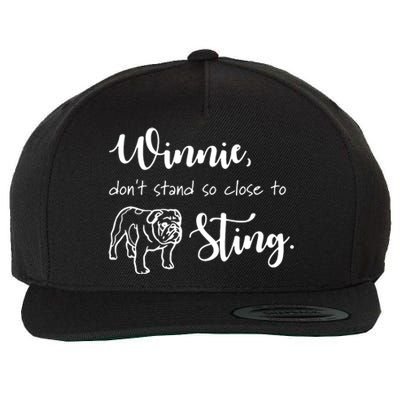 Only Murders In The Building, Winnie, Don't Stand So Close To Sting Wool Snapback Cap