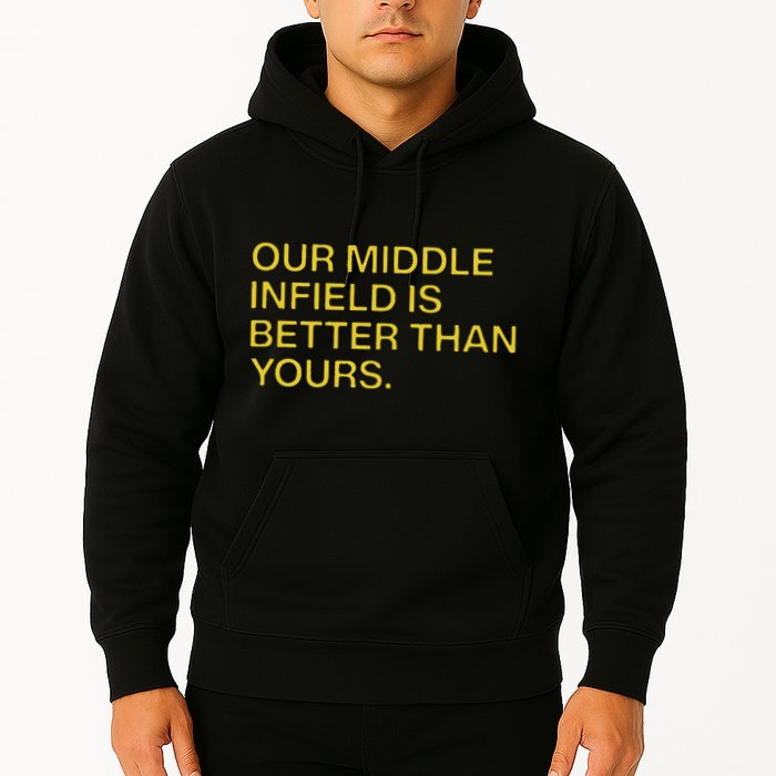 Our Middle Infield Is Better Than Yours Hoodie