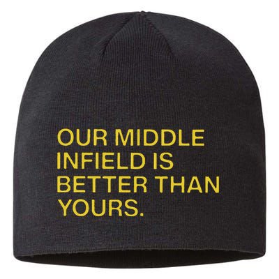 Our Middle Infield Is Better Than Yours Sustainable Beanie