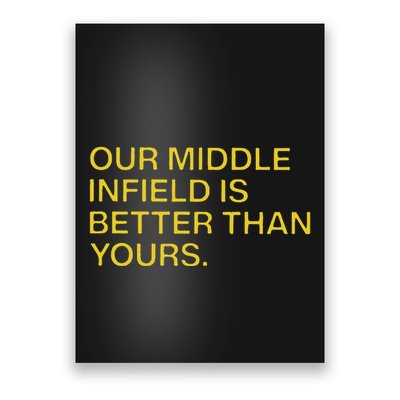 Our Middle Infield Is Better Than Yours Poster