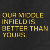 Our Middle Infield Is Better Than Yours Trucker Hat