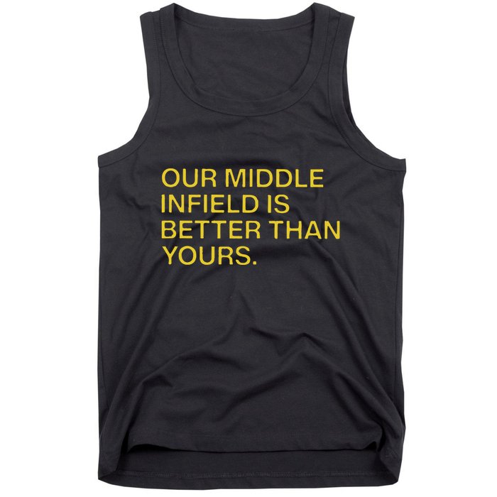 Our Middle Infield Is Better Than Yours Tank Top