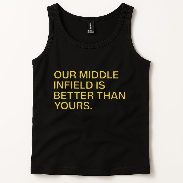 Our Middle Infield Is Better Than Yours Tank Top