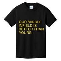 Our Middle Infield Is Better Than Yours Kids T-Shirt