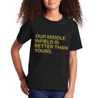 Our Middle Infield Is Better Than Yours Kids T-Shirt