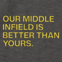Our Middle Infield Is Better Than Yours Vector Backpack