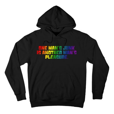 One ManS Junk Is Another ManS Pleasure Lgbt Rainbow Hoodie