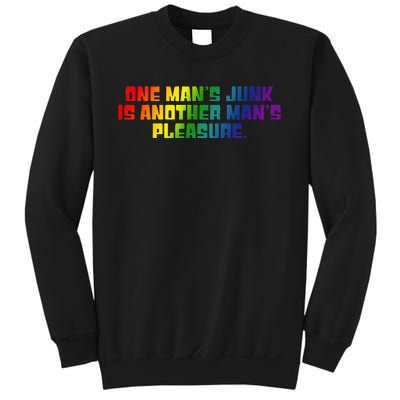 One ManS Junk Is Another ManS Pleasure Lgbt Rainbow Sweatshirt