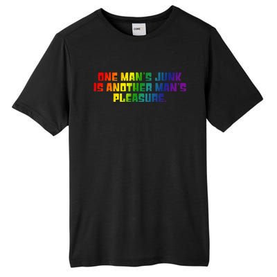 One ManS Junk Is Another ManS Pleasure Lgbt Rainbow Tall Fusion ChromaSoft Performance T-Shirt