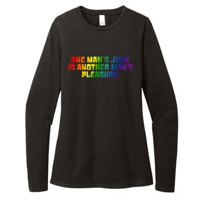 One ManS Junk Is Another ManS Pleasure Lgbt Rainbow Womens CVC Long Sleeve Shirt