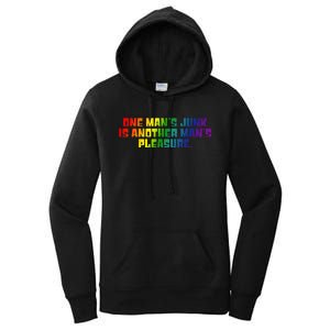 One ManS Junk Is Another ManS Pleasure Lgbt Rainbow Women's Pullover Hoodie