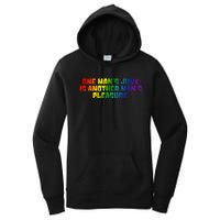 One ManS Junk Is Another ManS Pleasure Lgbt Rainbow Women's Pullover Hoodie