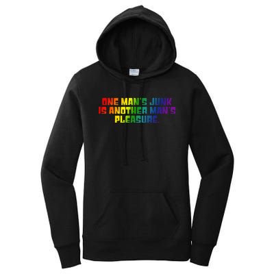 One ManS Junk Is Another ManS Pleasure Lgbt Rainbow Women's Pullover Hoodie